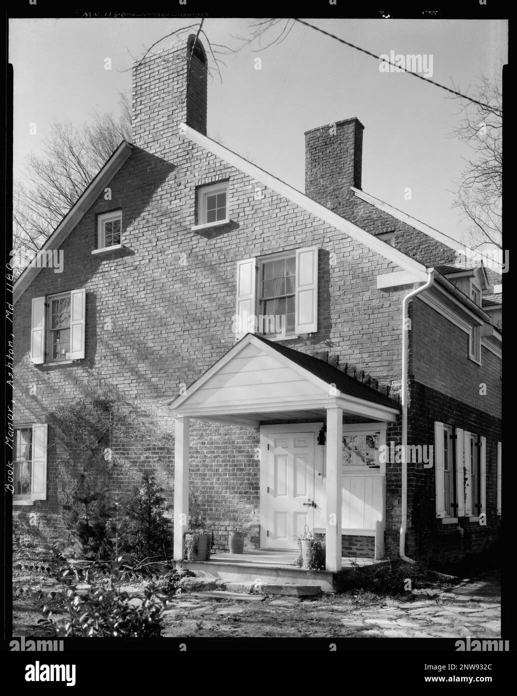 Brooke Manor, Ashton vic., Montgomery County, Maryland. Carnegie Survey