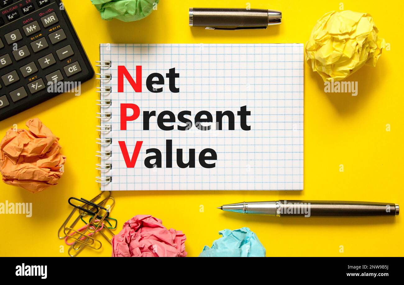 Npv Net Present Value Symbol Concept Words Npv Net Present Value On Npv Net Present Value Symbol Concept Words Npv Net Present Value On
