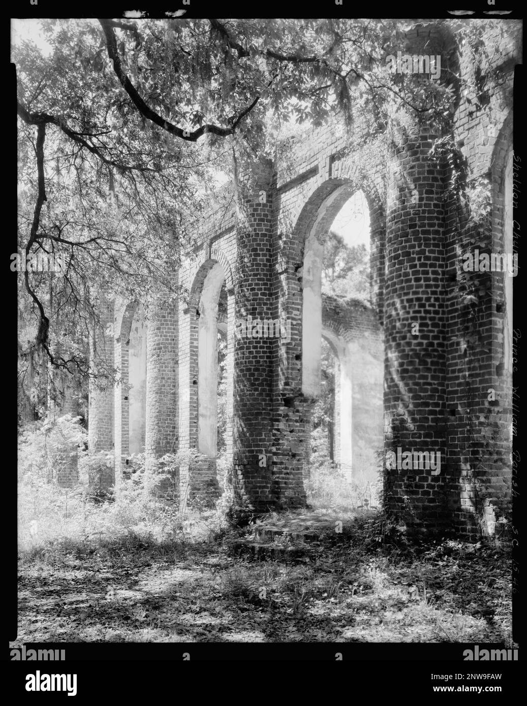 Sheldon Sc Prince William's Church, Sheldon Church (ruins), Sheldon, Beaufort ...