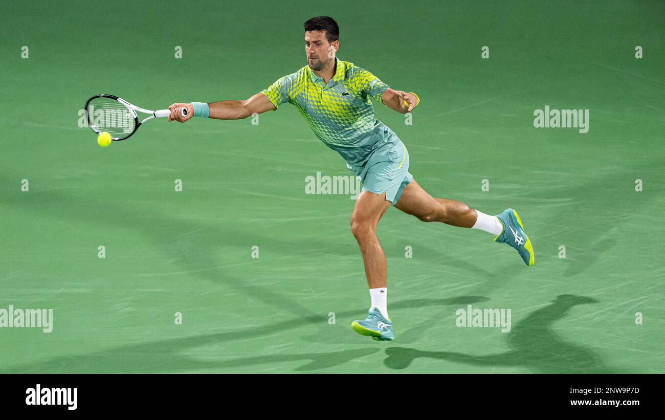 Novak Djokovic powers into semifinals of 2023 Dubai Duty Free