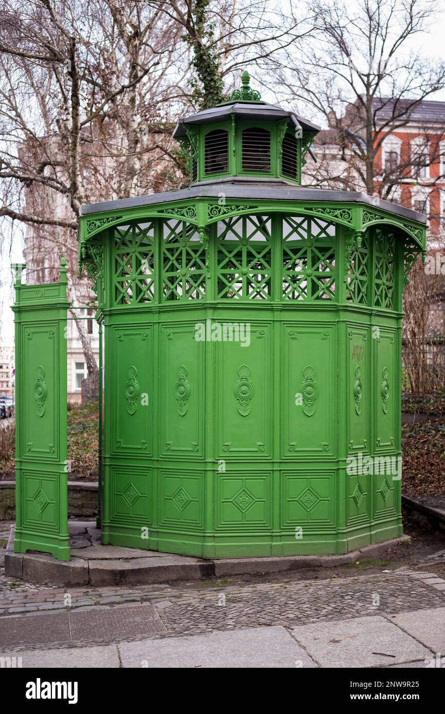 Iconic public toilets installed in the city of Berlin in the mid19th