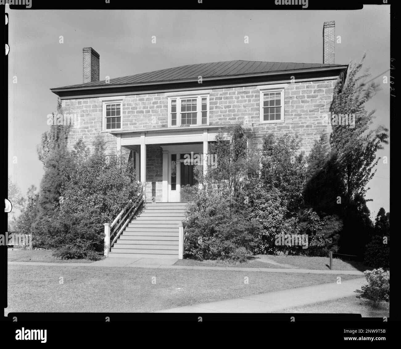 Lumpkin Hall stone house, University of Athens, Clarke County, Carnegie Survey