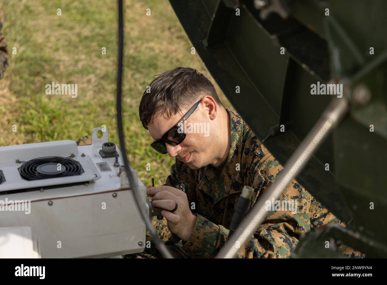 U.S. Marine Corps Staff Sgt. Sean Chapman, an intelligence