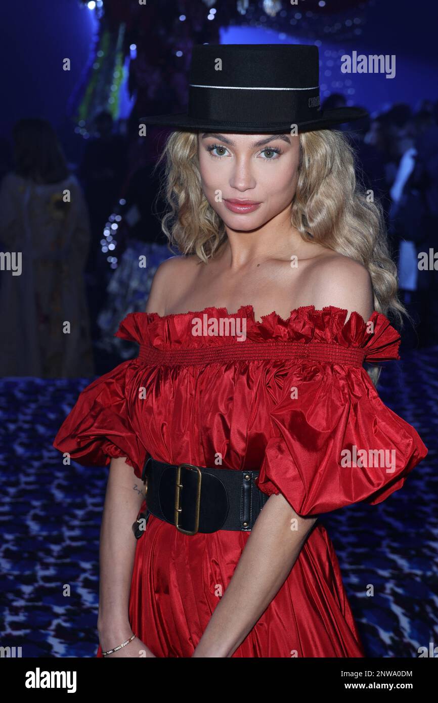 Rose Bertram attends the Dior Womenswear Fall Winter 2023-2024 show as