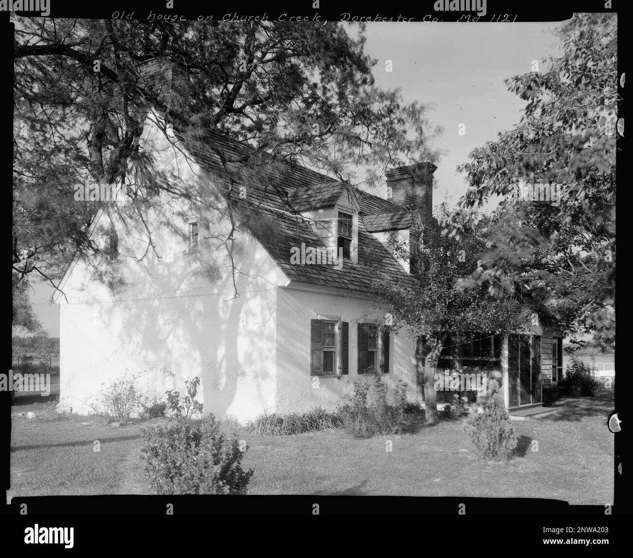 Old house on Church Creek, Dorchester County, Maryland. Carnegie Survey