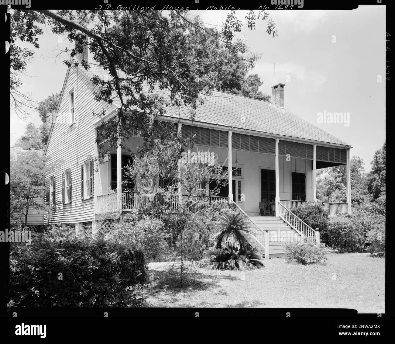 S.P. Gaillard House, Mobile, Mobile County, Alabama. Carnegie Survey of
