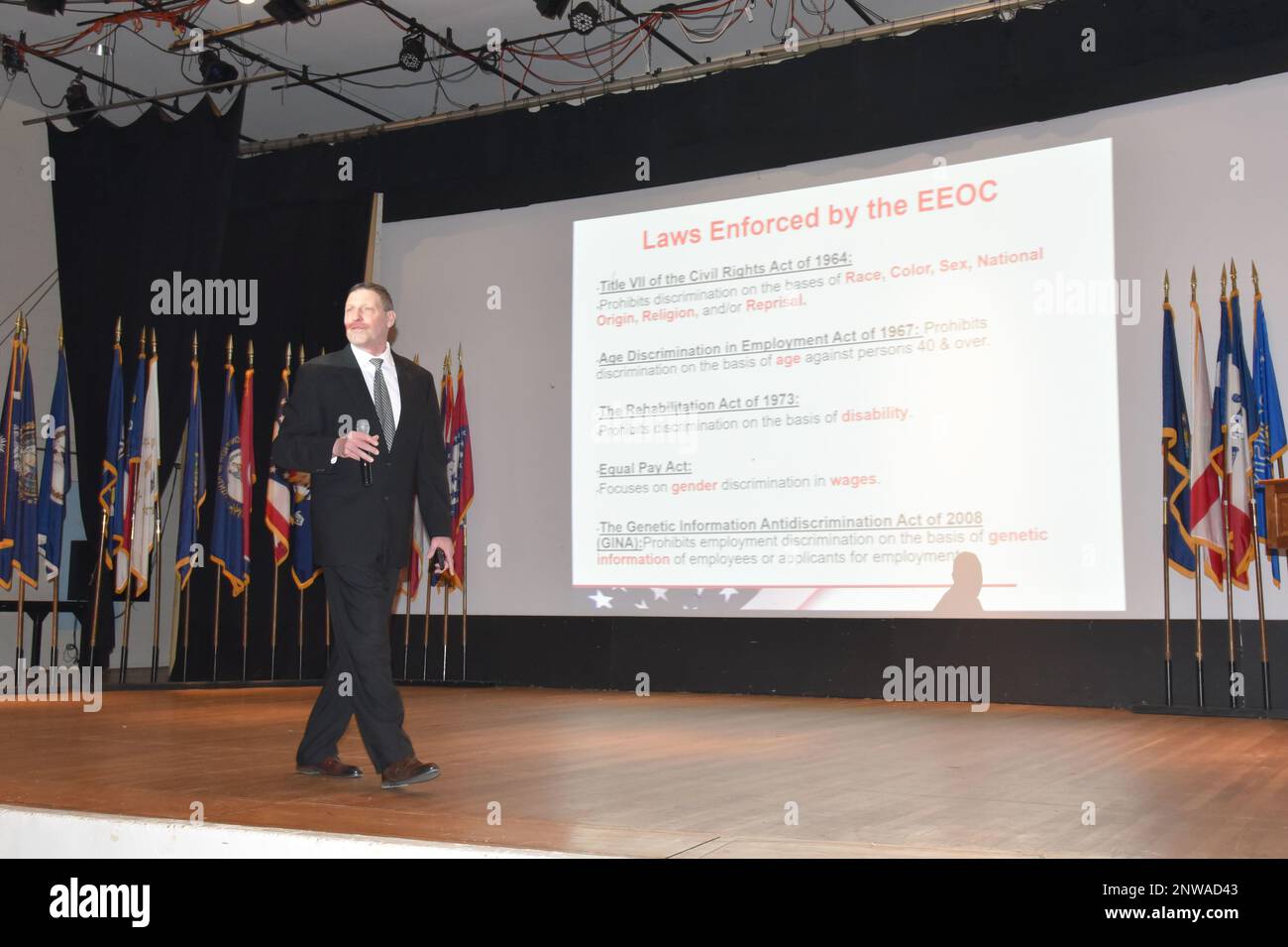 FY23 Equal Employment Opportunity (EEO) Annual training held at United States Army Garrison Fort Hamilton, Brooklyn, NY on January 20, 2022. The annual training was coordinated by Mr. Victor R. Colon (pictured), EEO Officer for the Garrison. Stock Photo
