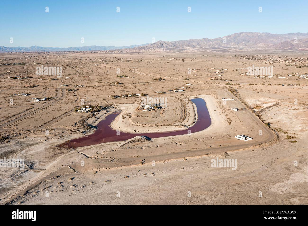 Salton city aerial hires stock photography and images Alamy