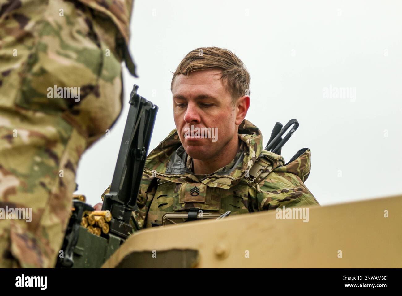 A military advisor assigned to 1st Security Force Assistance Brigade