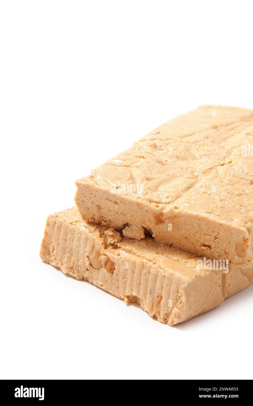 Turron Types Various types of turron, mazapan, mantecados y polvorones.Typical ...