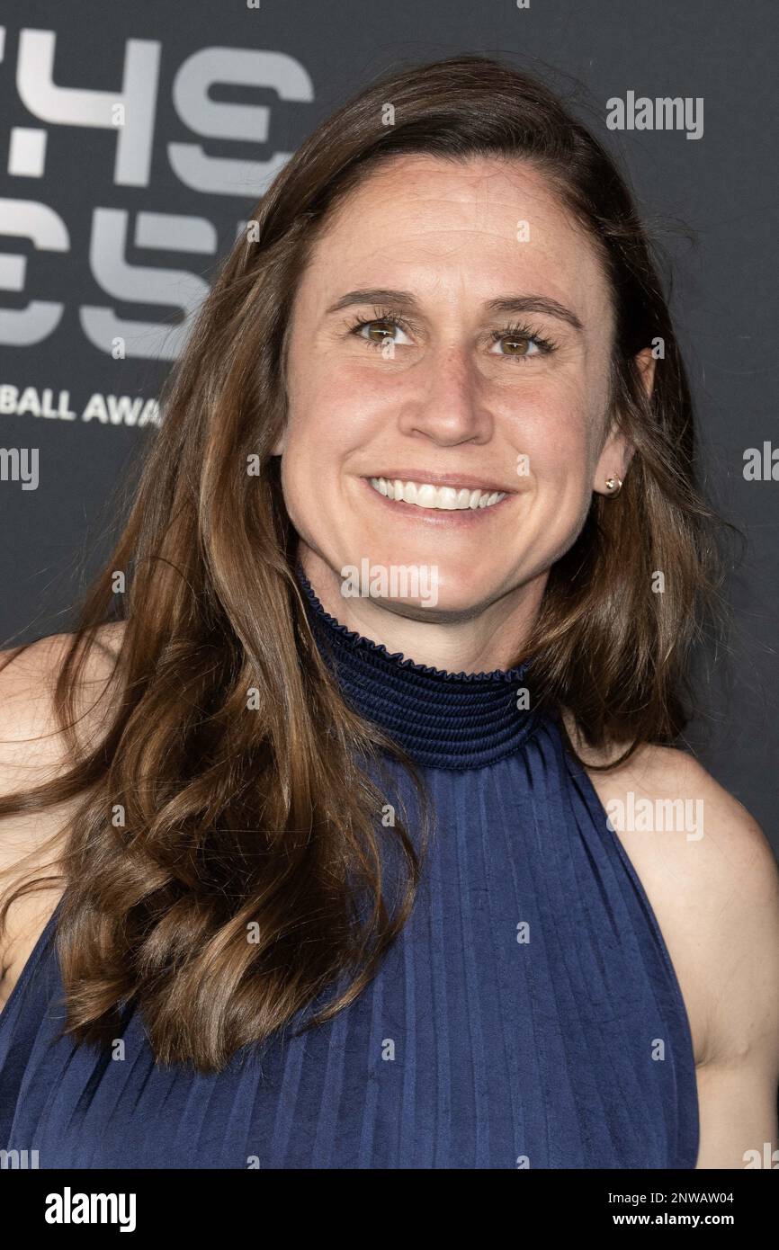 Layne Reilly Heather O Reilly arrives at the Best FIFA Football Awards ceremony, on ...