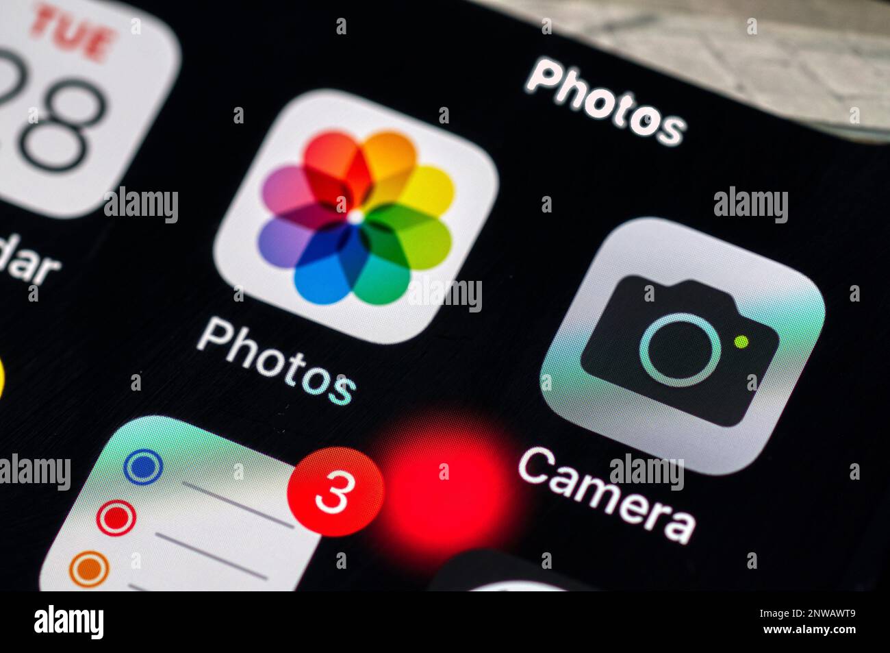 camera app Stock Photo