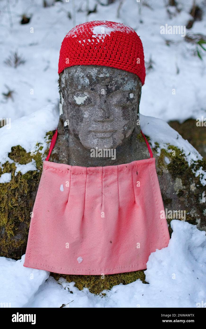 Narabijizo, Bakejizo, jizo stone statue,buddhist guardian deity,one of