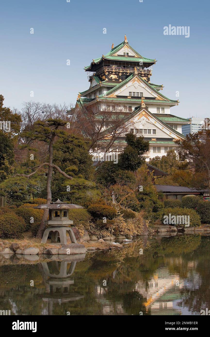 Osaka Castleosaka Japanasia Stock Photo Alamy