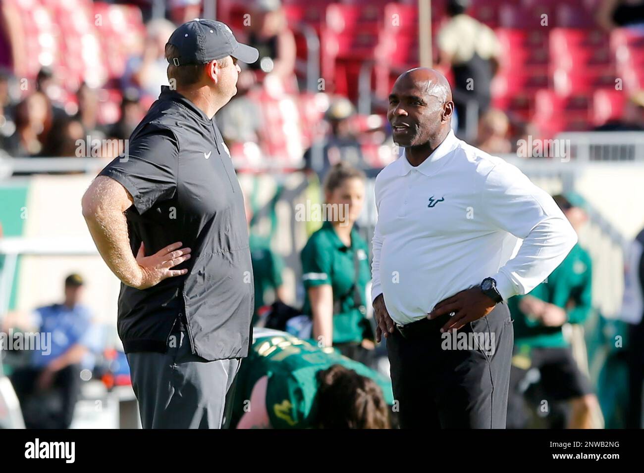 TAMPA, FL - NOVEMBER 23: Josh Wells (72) of the Bucs sets up to