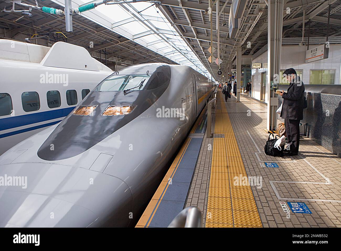 Bullet train , Shin Osaka railway station,Osaka, Japan,Asia Stock Photo Alamy
