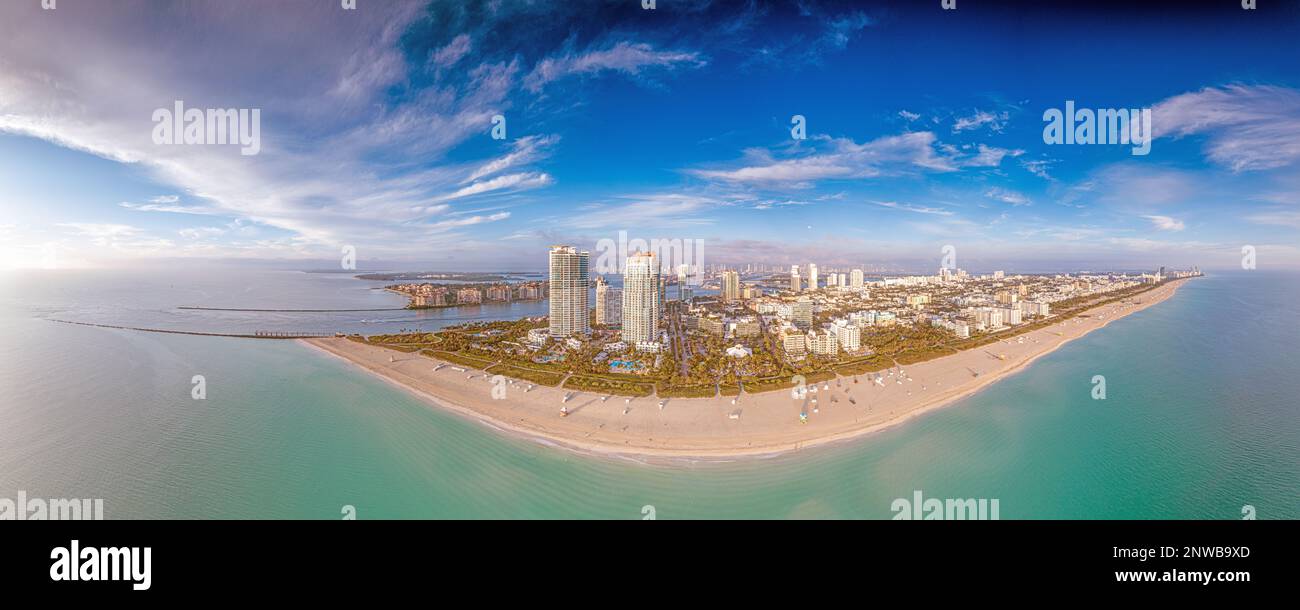 Horizontal miami florida summertime hi-res stock photography and