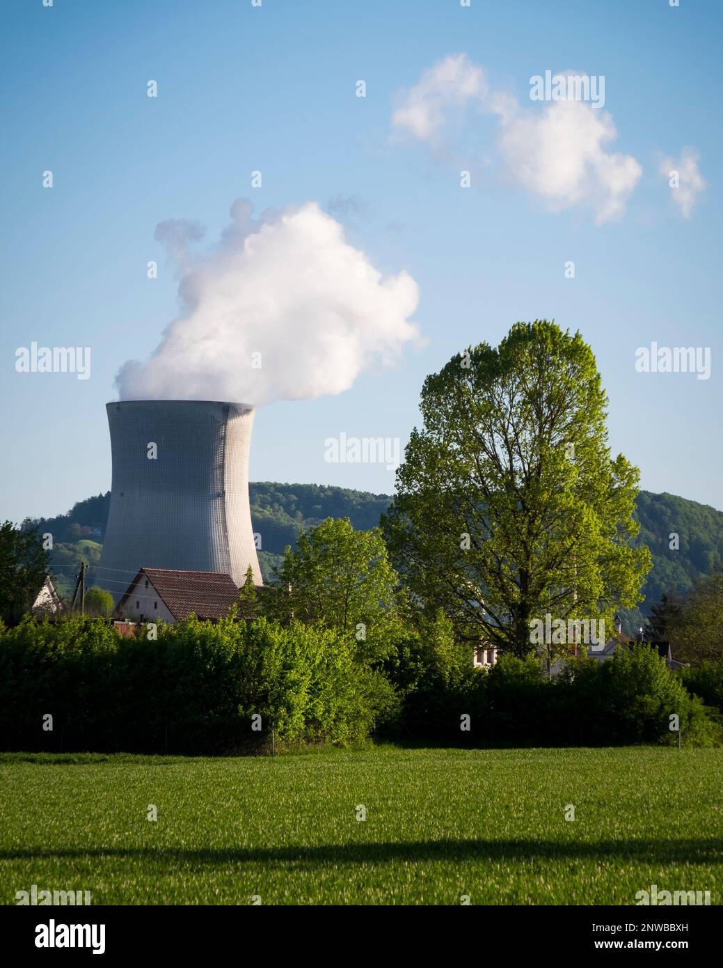 The nuclear power plant in Leibstadt,