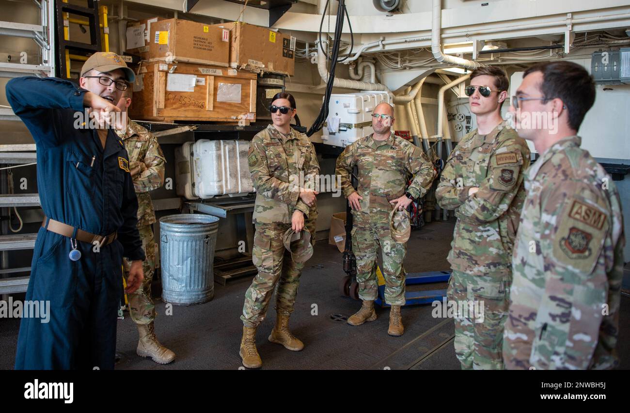 ROTA, Spain (January 4, 2023)- Ens. Jacob Jackson, assigned to the ...