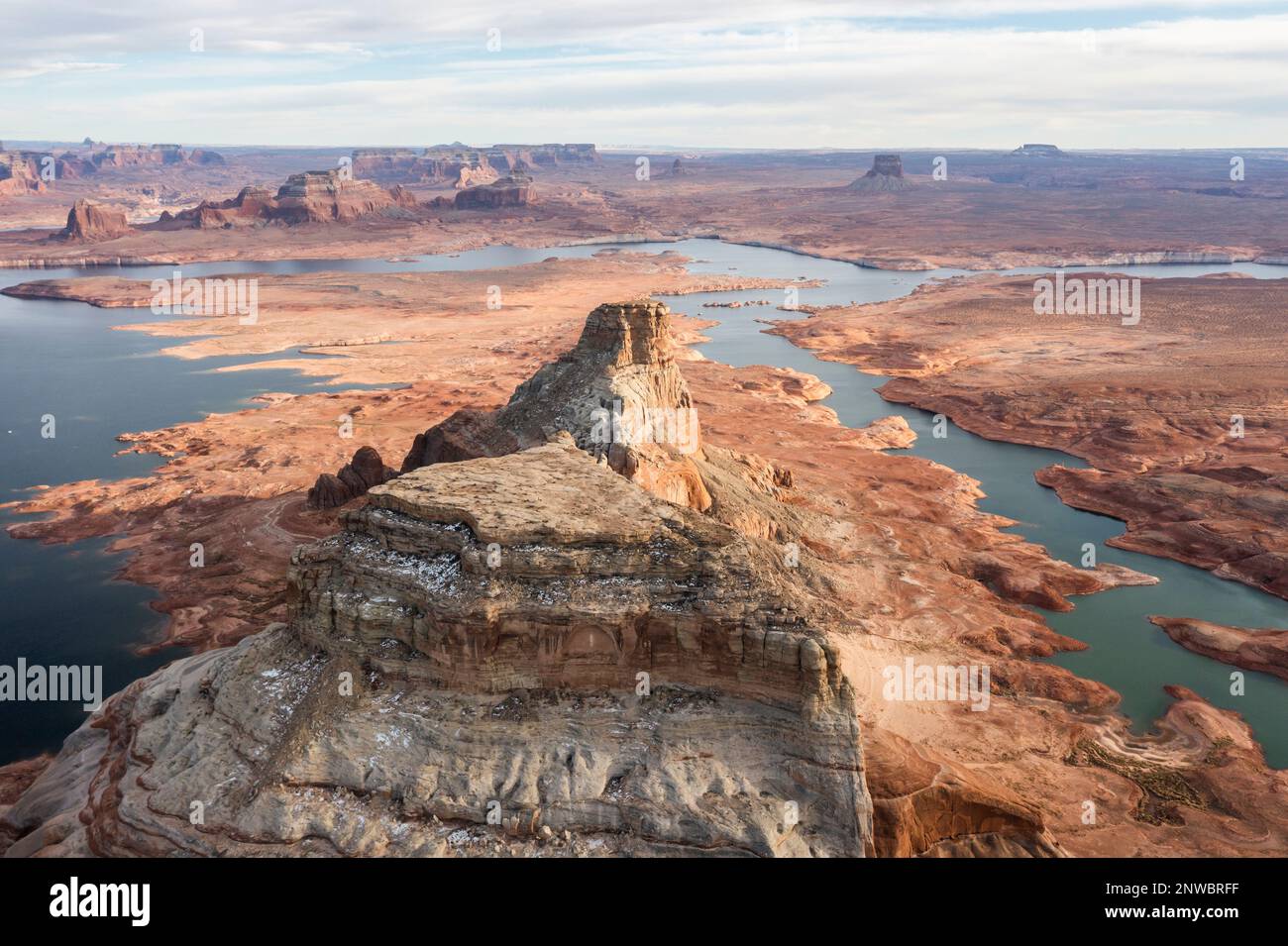 Water levels in Lake Powell, the secondlargest reservoir in the US