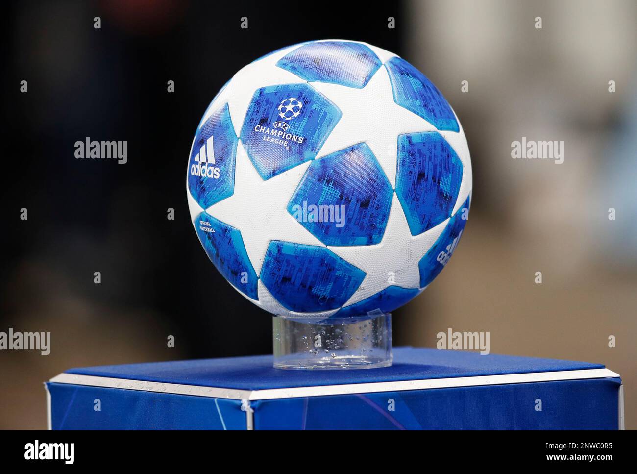 Adidas Official match ball for Champions League 2018/19 Madrid 19 Final  EDITORIAL ONLY! Adidas via Kolvenbach Stock Photo - Alamy