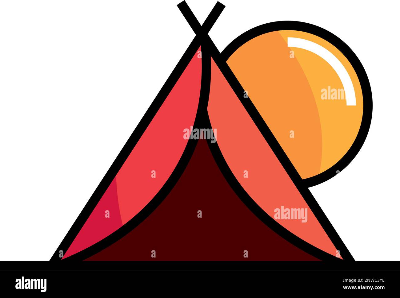 camping tent icon Stock Vector Image & Art - Alamy