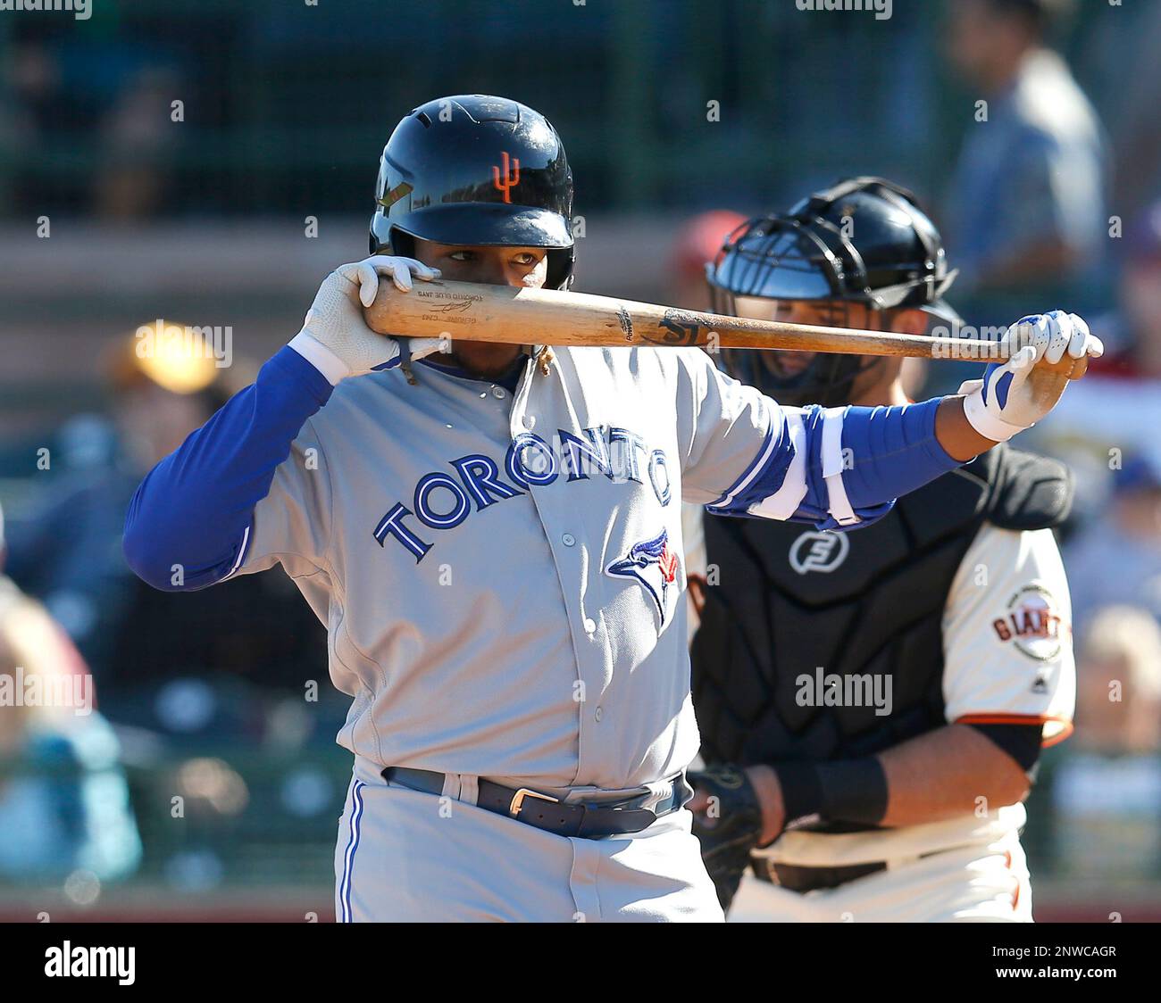 Toronto Blue Jays third baseman Vladimir Guerrero Jr. during a MLB Fall League baseball game on
