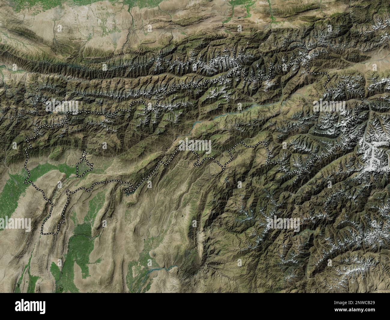 Map of tadzhikistan territories hi-res stock photography and images - Alamy