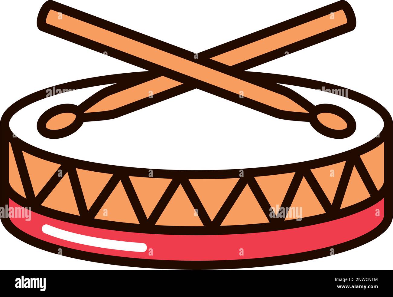 drum musical instrument Stock Vector Image & Art Alamy