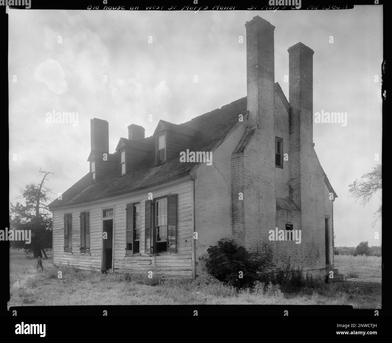West St. Mary's Manor, old house on, Drayden vic., St. Mary's County