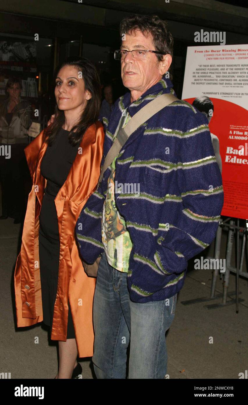 Lou Reed attends the 42nd New York Film Festival screening of 'Bad Education' at Lincoln Center's Alice Tully Hall in New York City on October 9, 2004.  Photo Credit: Henry McGee/MediaPunch Stock Photo