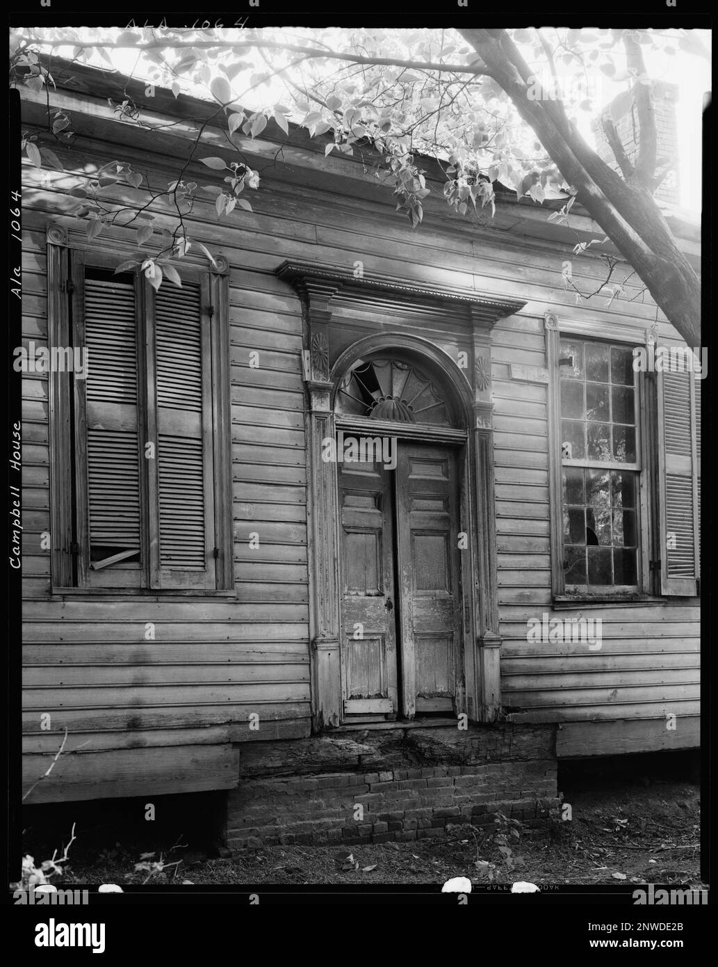 Campbell House, Courtland, Lawrence County, Alabama. Carnegie Survey of