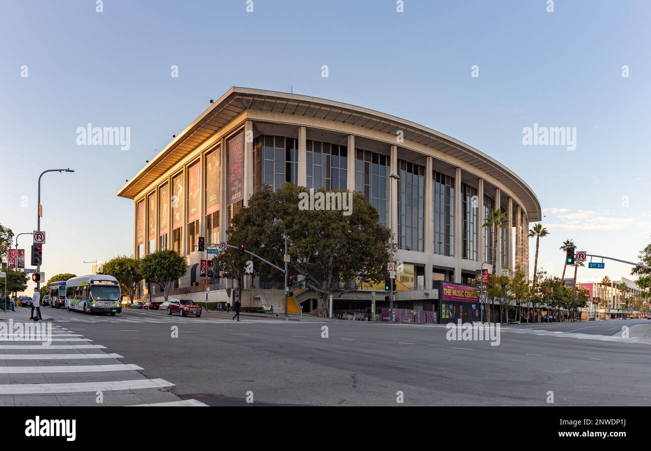 A picture of the LA Opera or the Dorothy Chandler Pavilion. Stock Photo