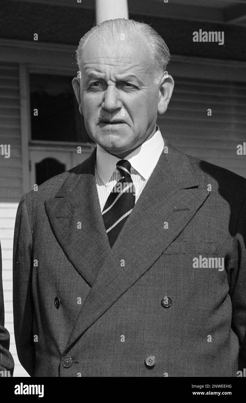 Norrie Charles, Lieutenant-General Charles Willoughby Moke Norrie, 1st Baron Norrie, (1893 – 1977), eighth Governor-General of New Zealand. Stock Photo