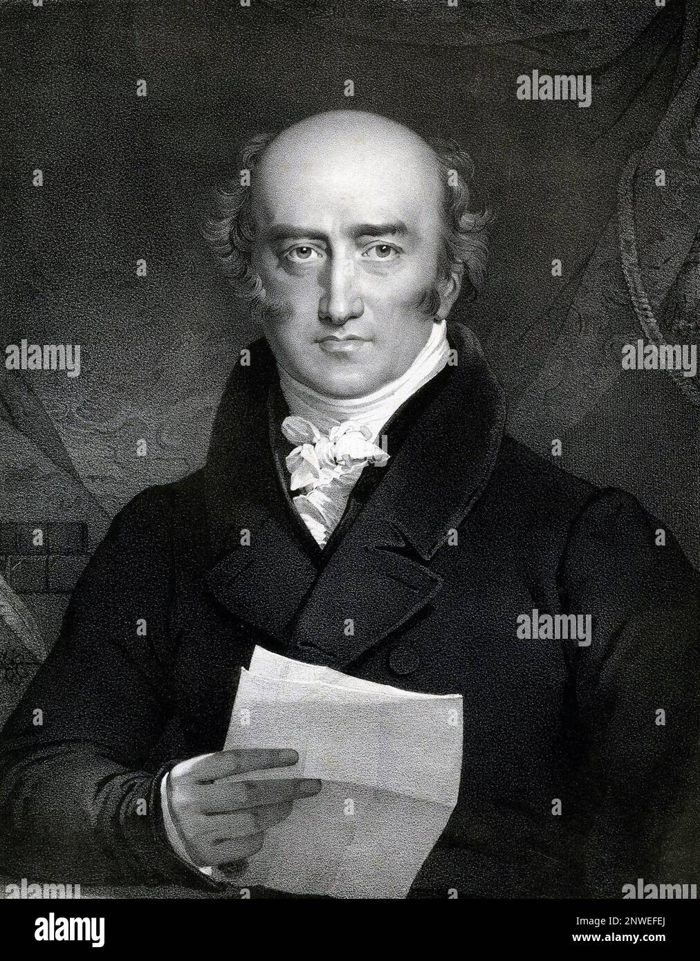 George Canning  (1770 – 1827) British Conservative statesman. Stock Photo