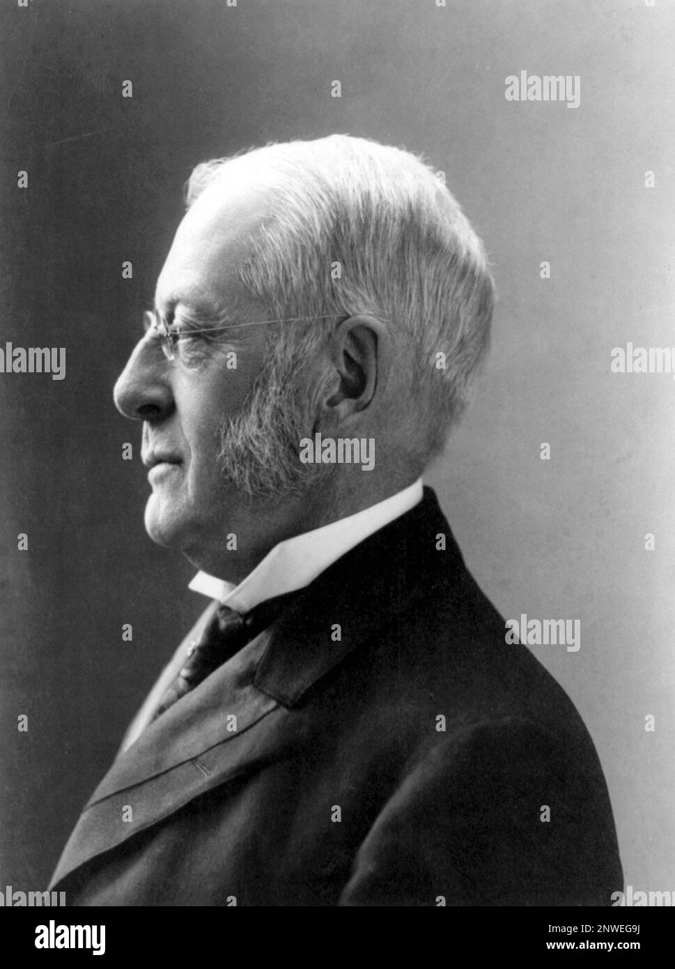 Charles Eliot, Charles William Eliot (1834 – 1926) American academic Stock Photo