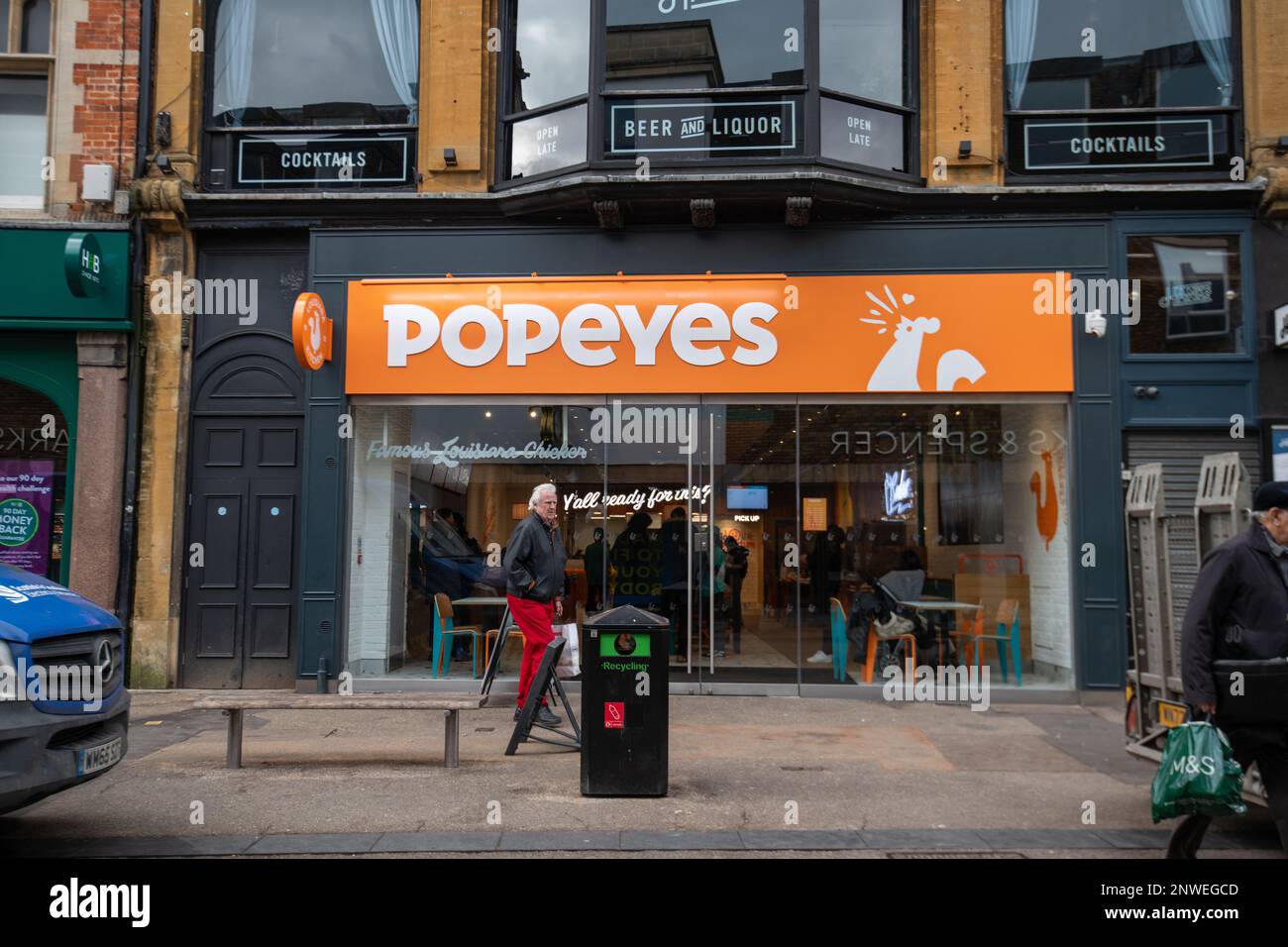 Popeyes Chicken, Oxford Stock Photo Alamy