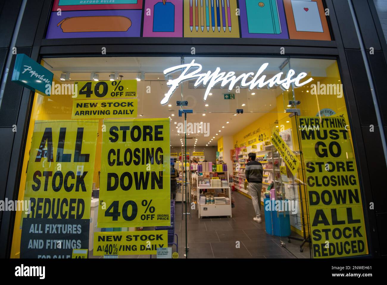 PaperChase Oxford is closing down, February 2023 Stock Photo Alamy