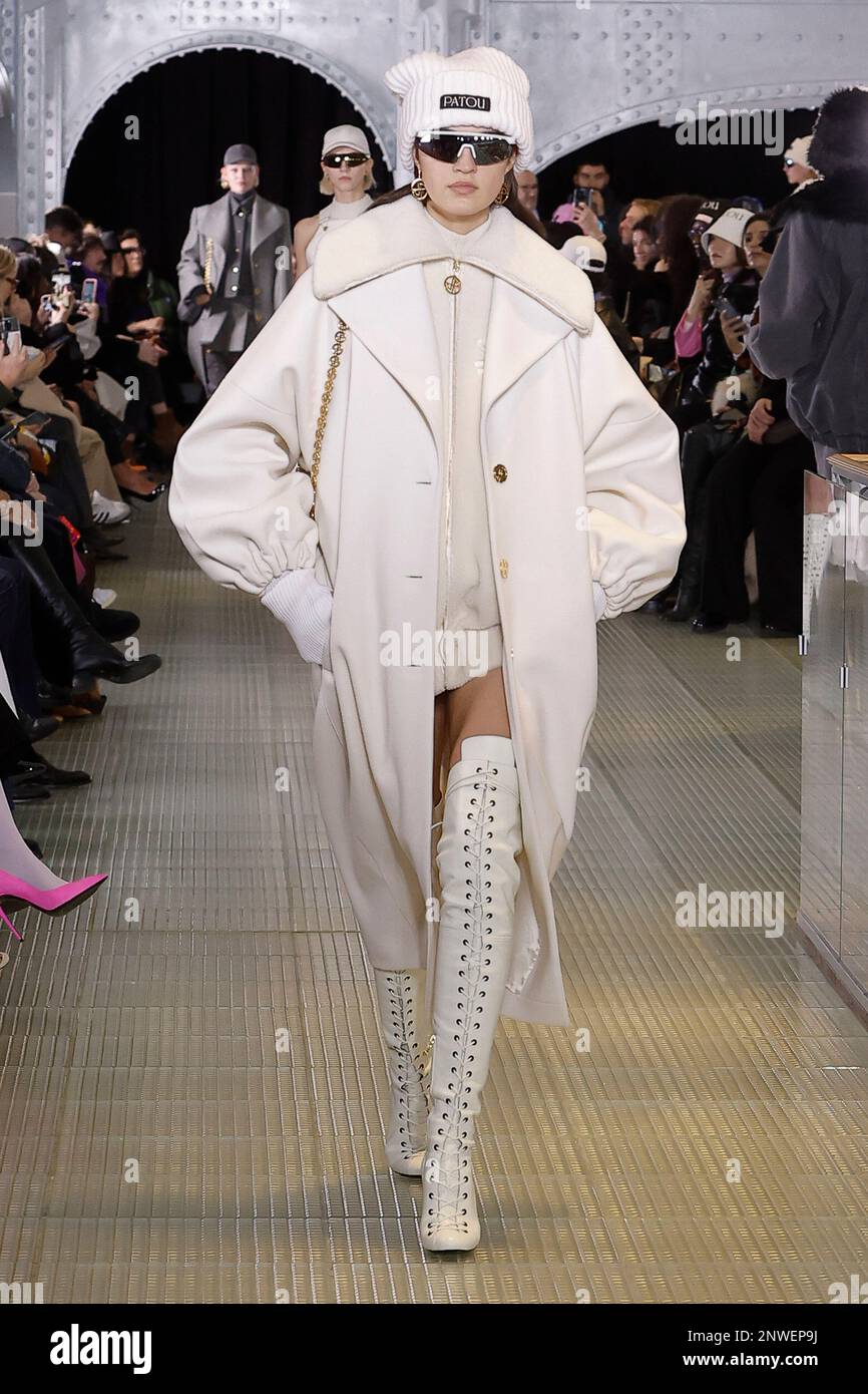Paris, France. 27th Feb, 2023. Models on the runway at the Patou