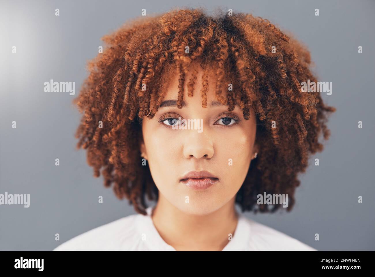 Beauty, afro and black woman face or activist for empowerment and ...