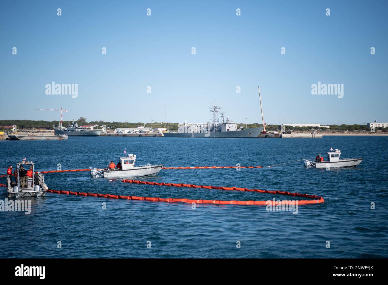 NAVAL STATION ROTA, Spain (January 31, 2023) U.S. Navy Sailors assigned ...