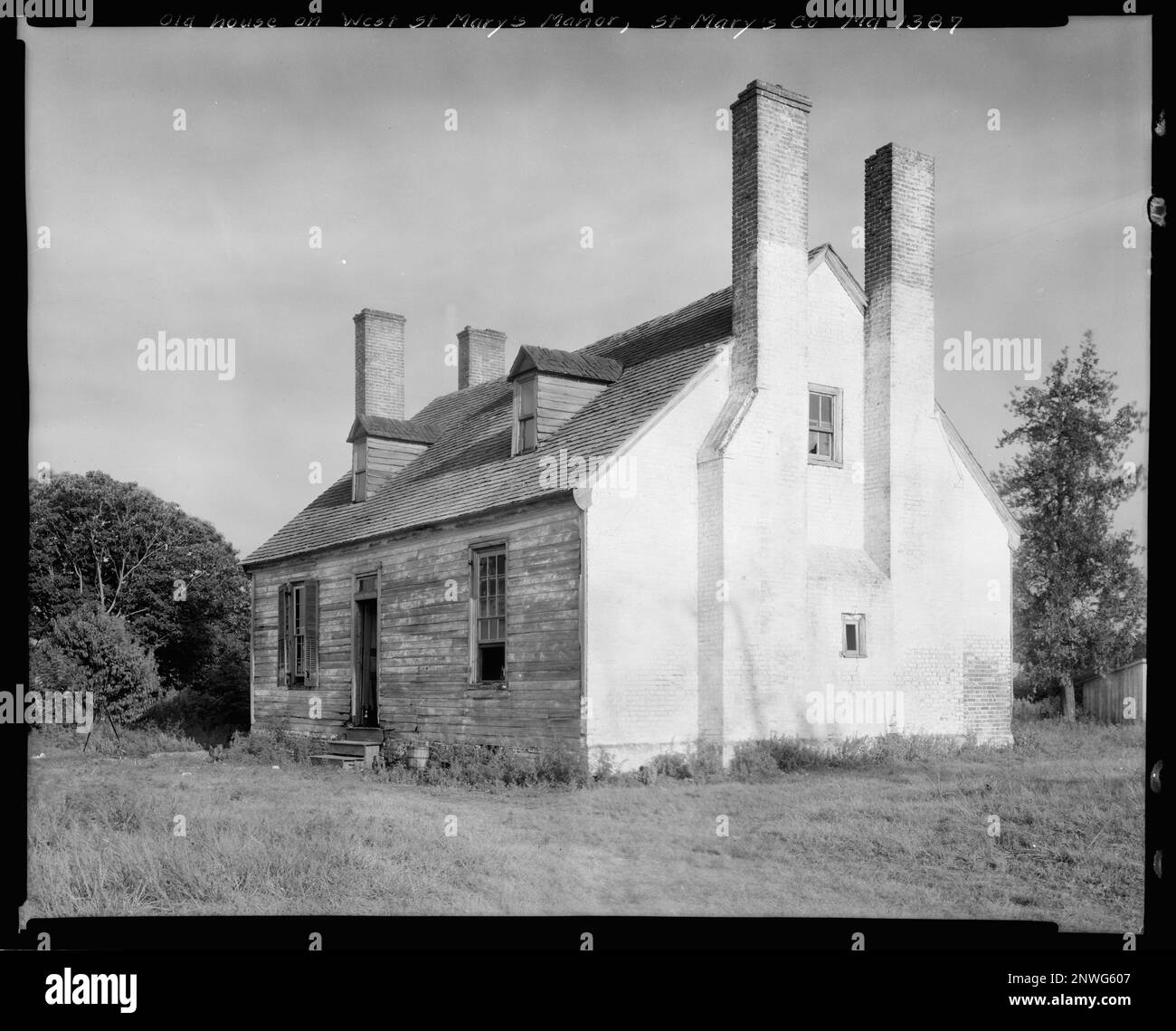 West St. Mary's Manor, old house on, Drayden vic., St. Mary's County