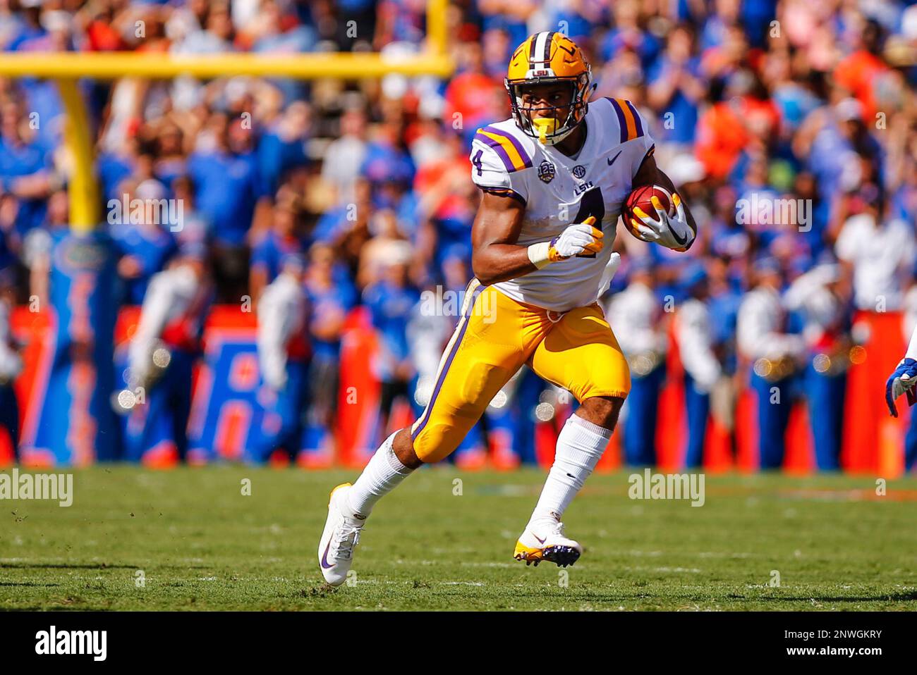 GAINESVILLE, FL OCTOBER 06 LSU Tigers running back Nick Brossette (4