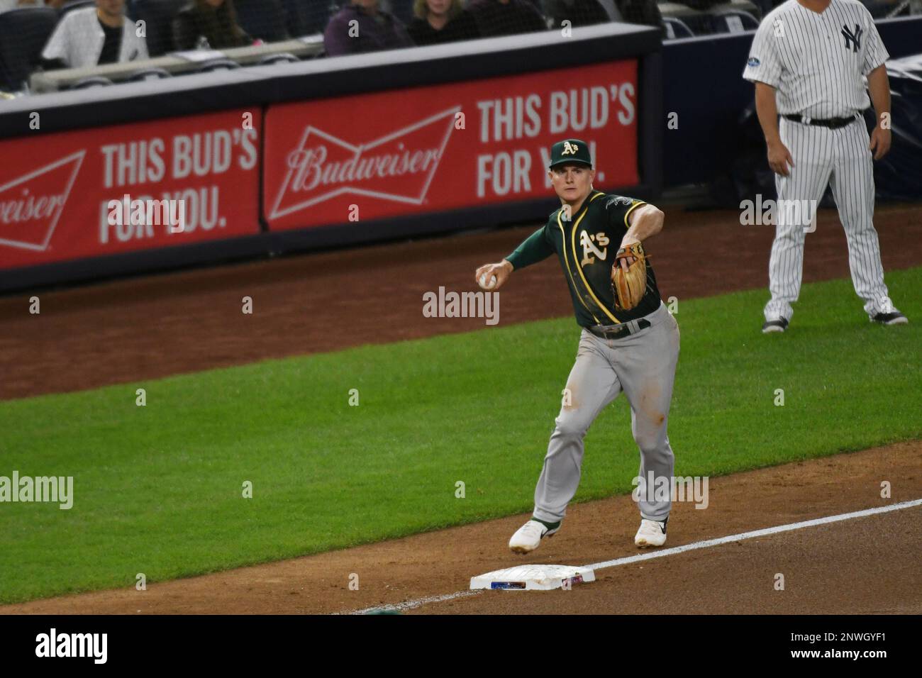 Oakland Athletics infielder Matt Chapman (26) during game against the New  York Mets at Citi Field in Queens, New York, July 23, 2017. Athletics  defeated Mets 3-2. (Tomasso DeRosa via AP Stock Photo - Alamy