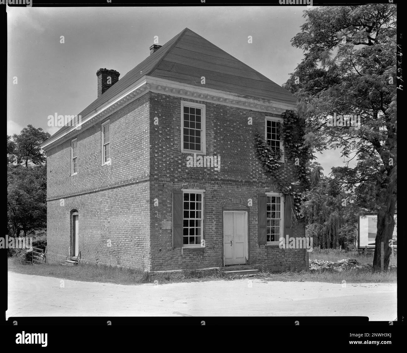 Custom House, Yorktown, York County, Virginia. Carnegie Survey of the