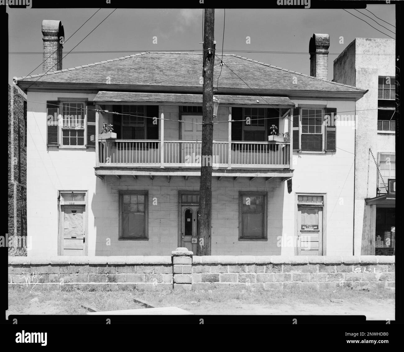 Slater House, St. Augustine, St. Johns County, Florida. Carnegie Survey