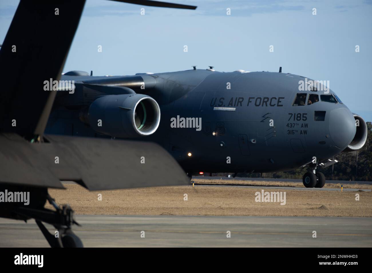 A U.S. Air Force C-17 Globemaster III from Air Mobility Command, Joint ...