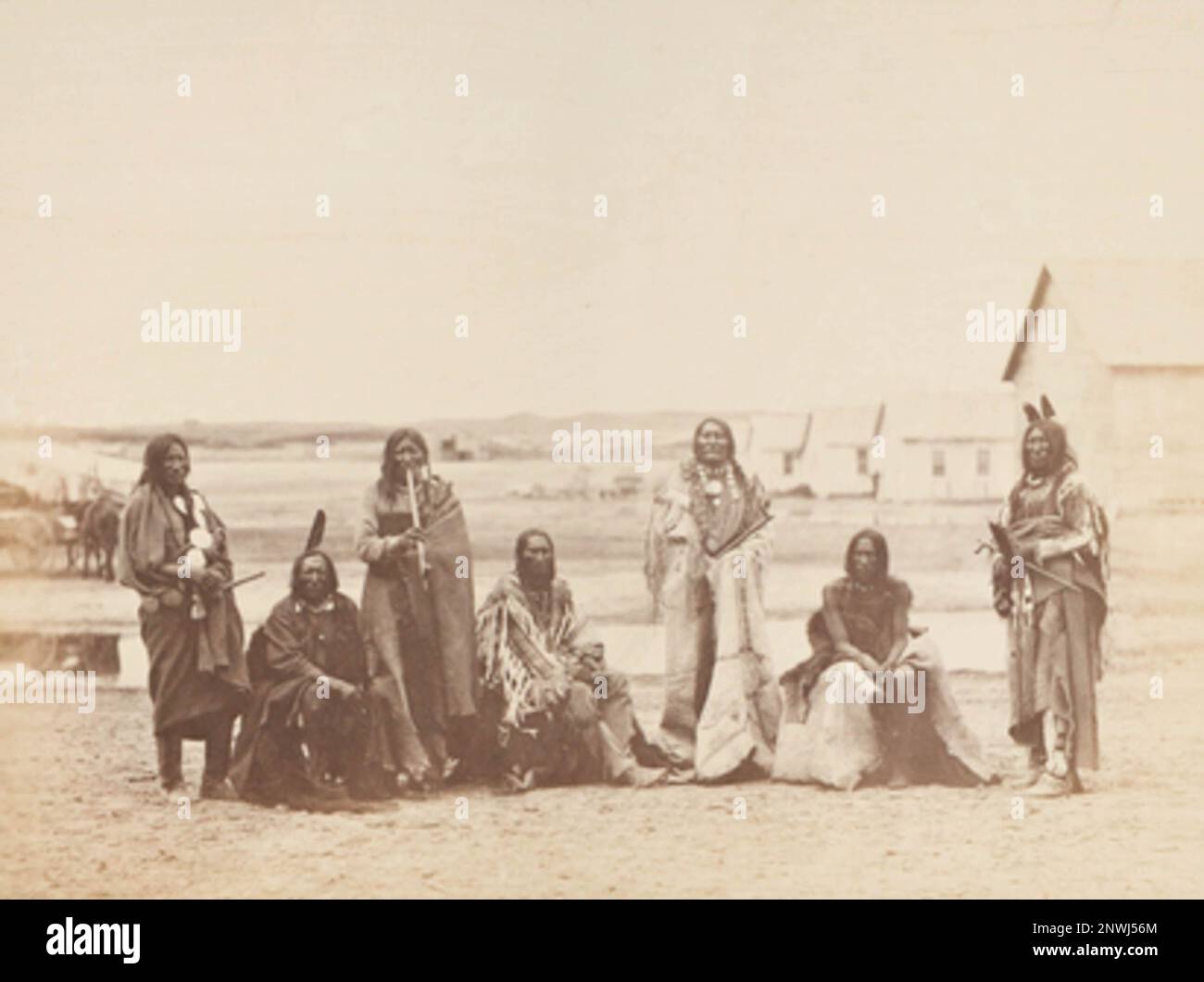Treaty of Fort Laramie (1868 Stock Photo Alamy