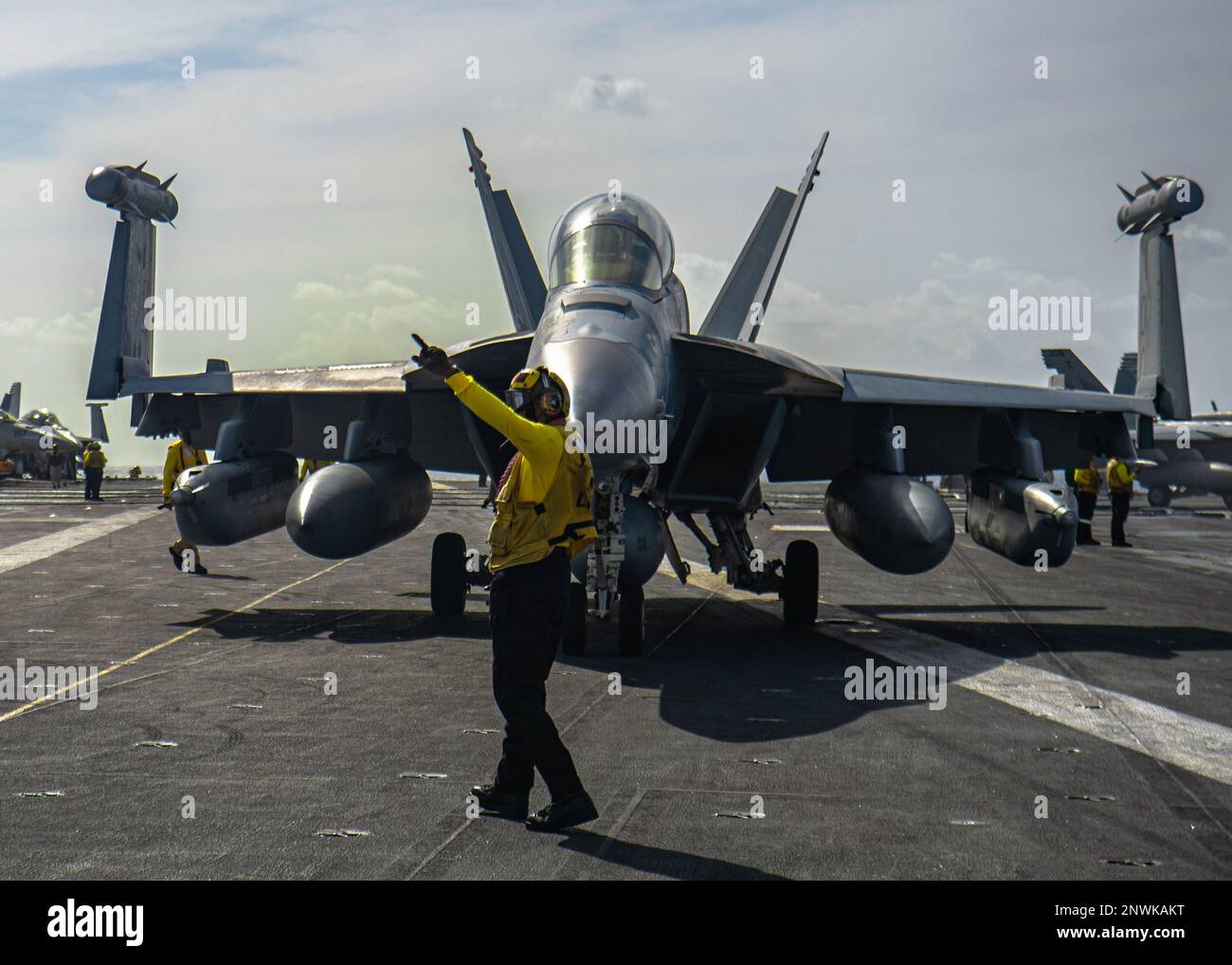 230110-N-MH015-1133 PHILIPPINE SEA (Jan. 10, 2023) A U.S. Navy Sailor ...