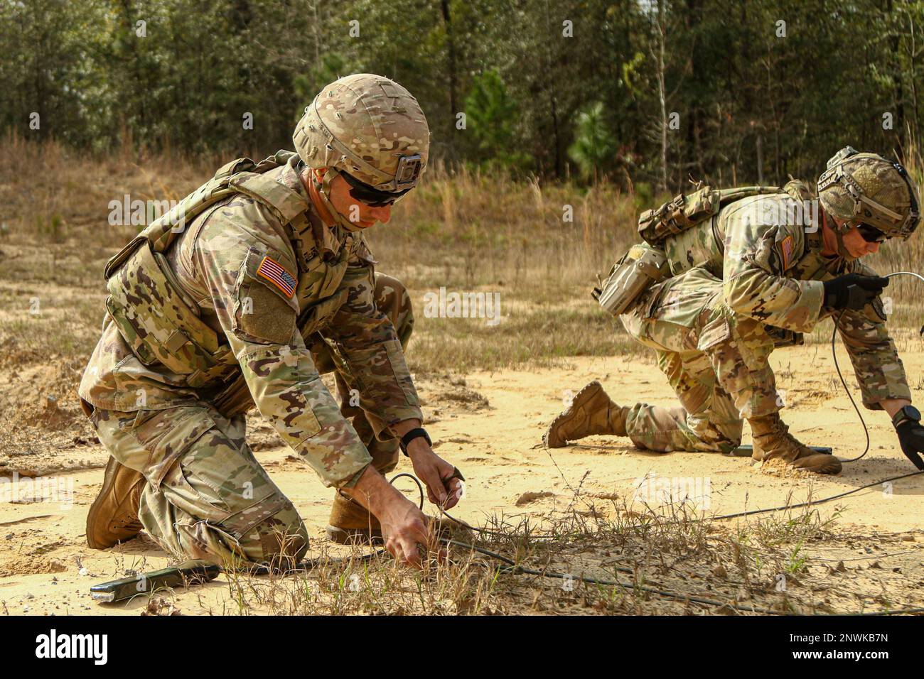 U.S. Army advisors assigned to 1st Security Force Assistance Brigade ...